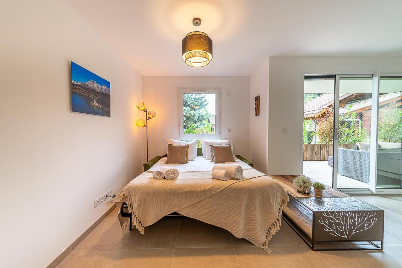 Aux Balcons Anneciens- Entre Lac Et Centre Ville, Lla Selections By Location Lac Annecy Sévrier エクステリア 写真