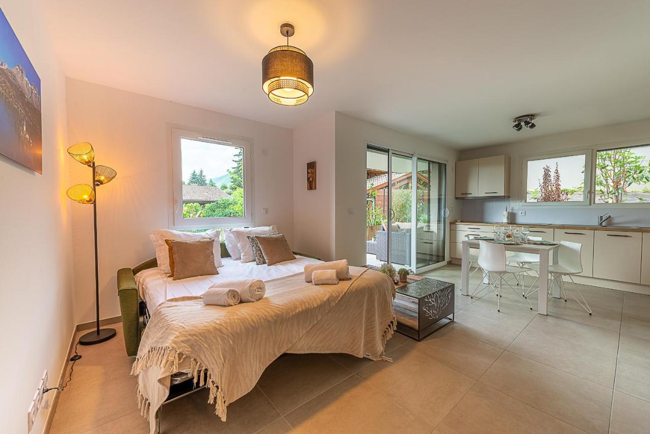 Aux Balcons Anneciens- Entre Lac Et Centre Ville, Lla Selections By Location Lac Annecy Sévrier エクステリア 写真